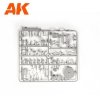 AK Interactive AK35504-B PZ.KPFW.IV AUSF.D AFRIKA KORPS + 5 FIGURES GERMAN TANK CREW AFRIKA KORPS 1/35
